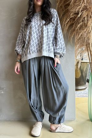 Basso Shirring Genie Pant Graphite /33=